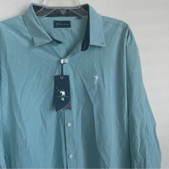 William Murray Golf Button Down Stretch Long Sleeve Shirt